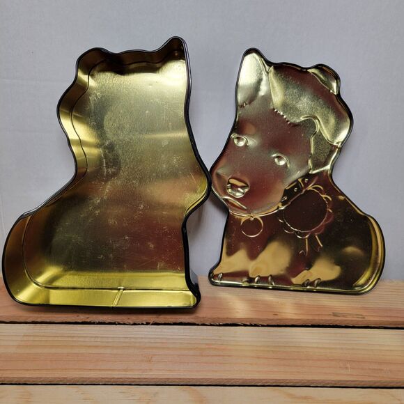 Black Scotty Tin Walker's Pure Butter Shortbread 8.5" X 6" X 2" - Picture 2 of 9